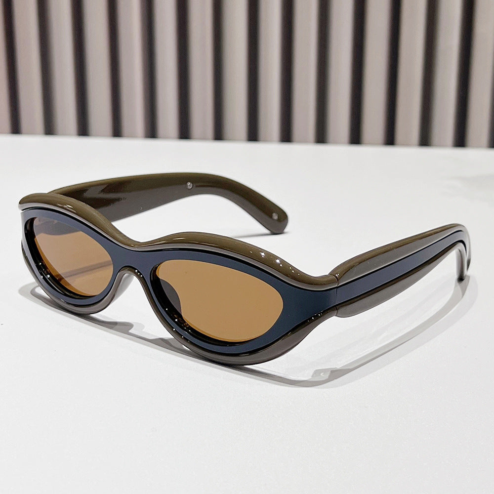 Wholesale Color Combat Retro Outdoor Ultraviolet Sunglasses